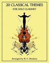  20 Classical Themes for Solo Clarinet P.O.D cover